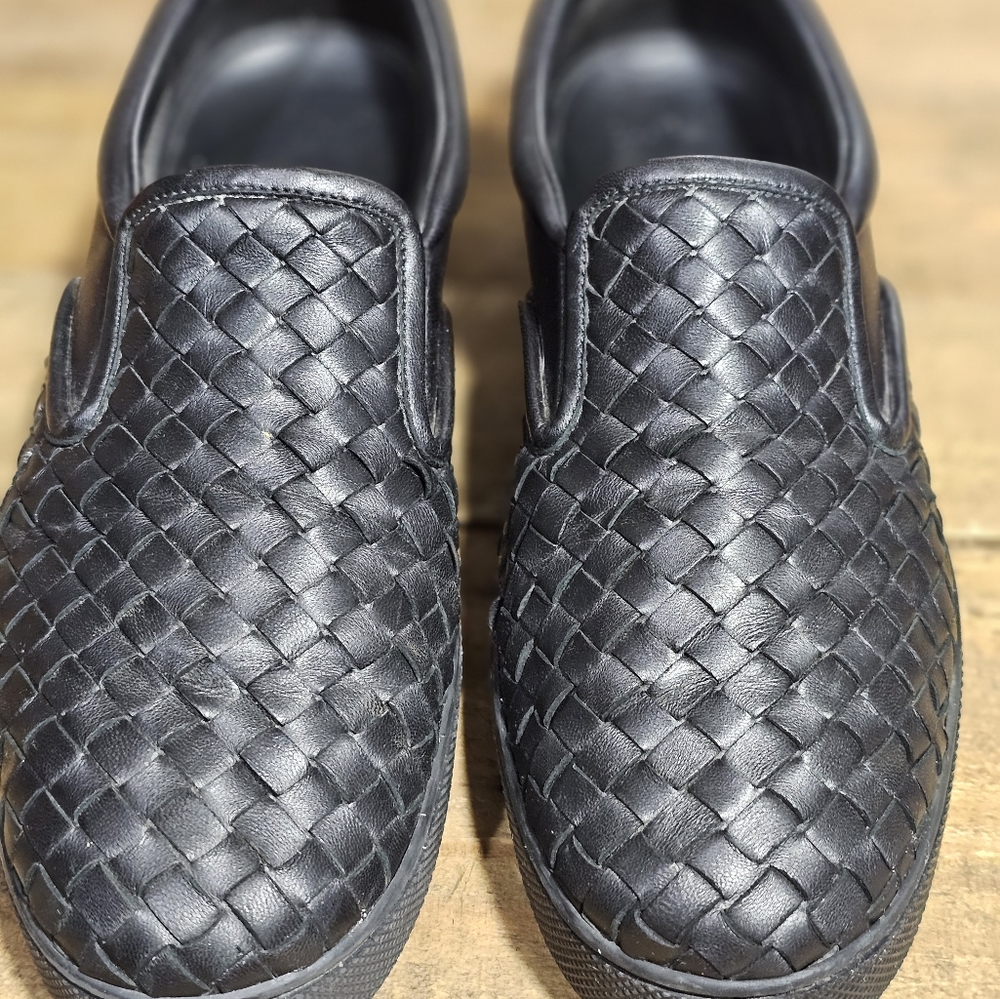 Womens Bottega Veneta Woven Leather Slip On 39 .5